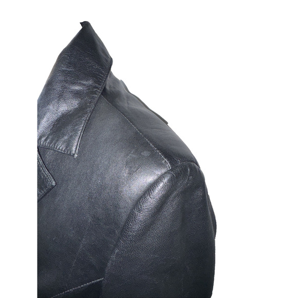 Pelle Studio Wilsons Leather Vintage Leather Blazer Jacket Size M - Picture 3 of 13
